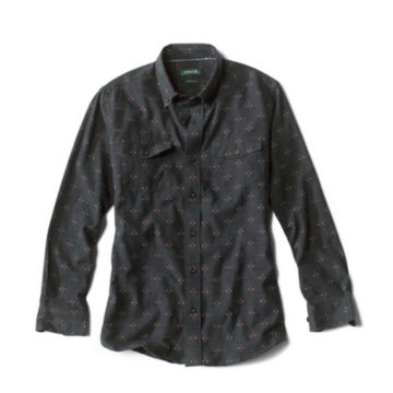 Rough Rock Dobby Long-Sleeved Shirt - DARK NAVY image number 0