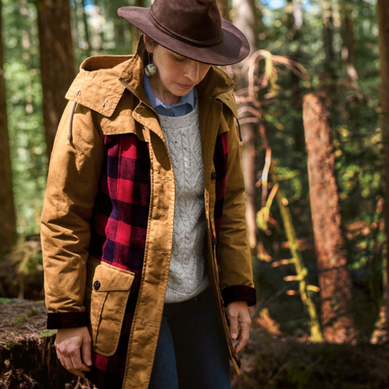 Women’s River Road Waxed Cotton Hat - RYE image number 1