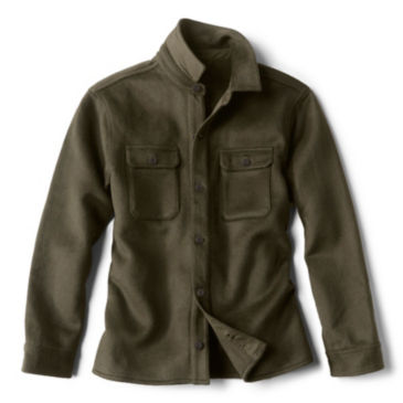 Wool Worker Shirt Jacket - OLIVE