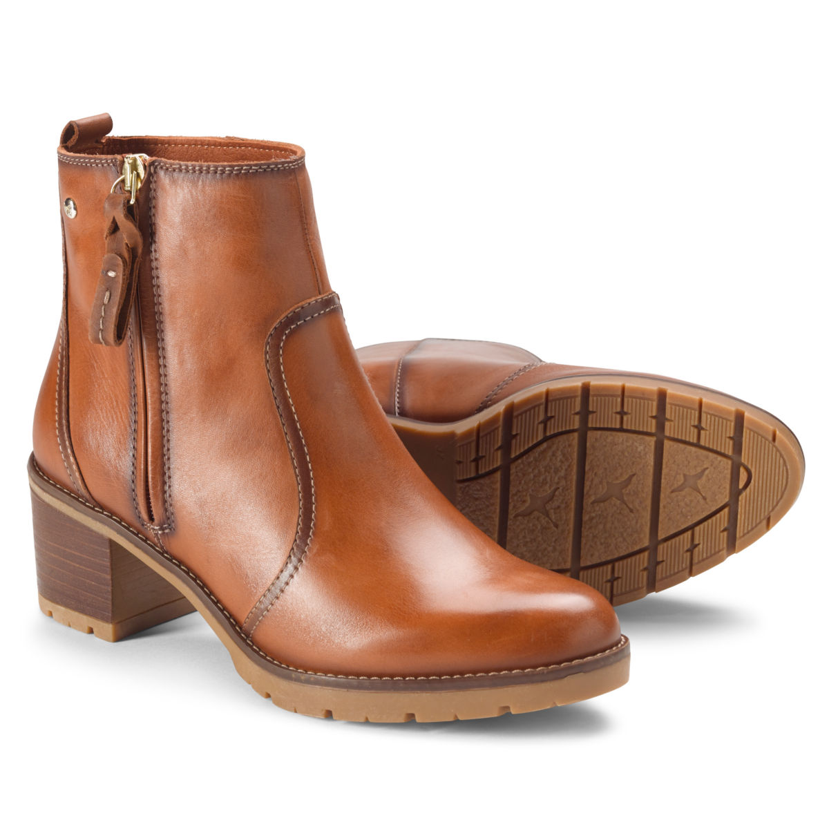Pikolinos® Llanes Side-Zip Boots - BRANDYimage number 0