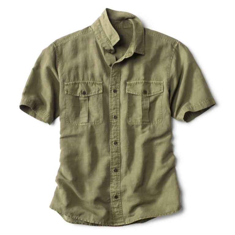 Tri-Blend Short-Sleeved Bush Shirt -  image number 0