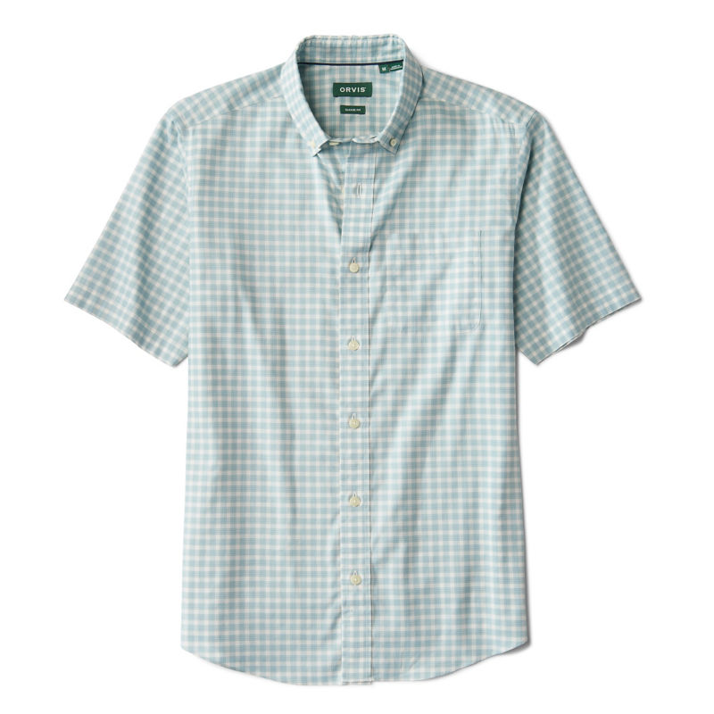 No-Work Short-Sleeve Shirt - MINERAL BLUE/LAKESIDE image number 0