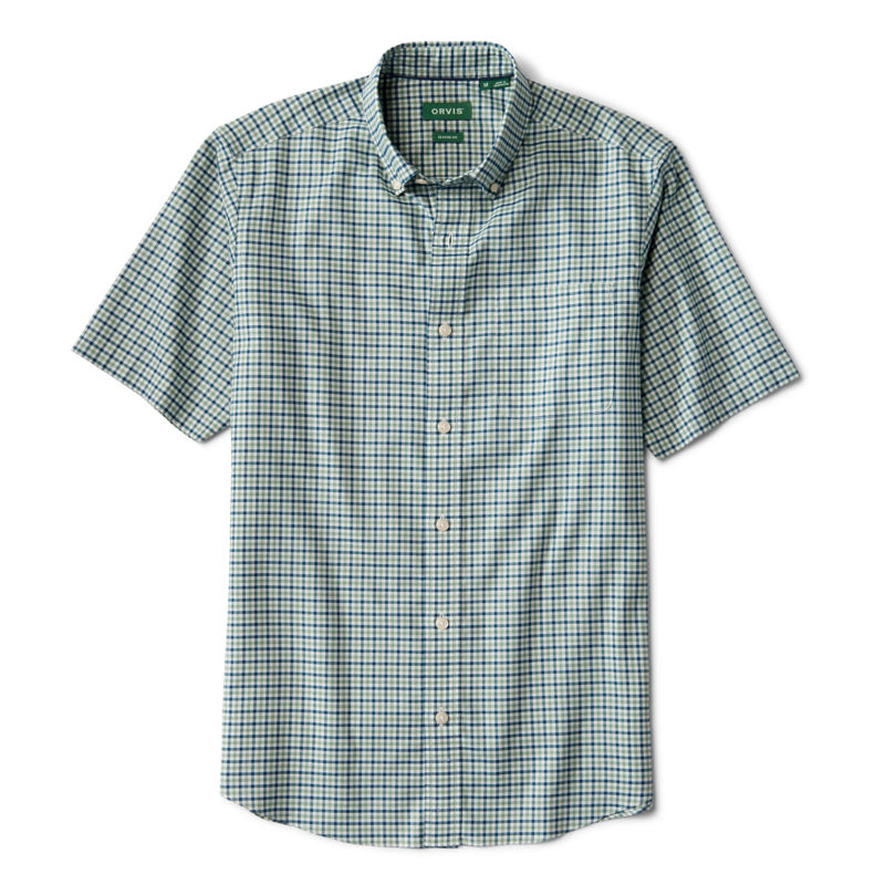 No-Work Short-Sleeve Shirt - BLUE LAGOON/ALOE image number 4