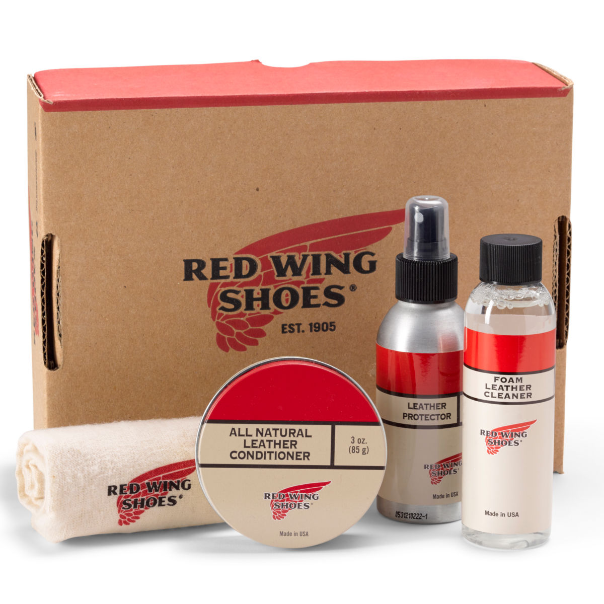 Bi Hollow moden Red Wing Oil-Tanned Leather Care Kit | Orvis