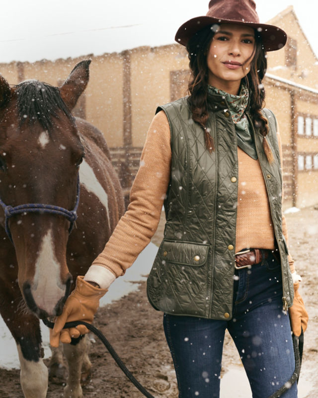 Barbour&reg;  Wray Gilet - OLIVE image number 1