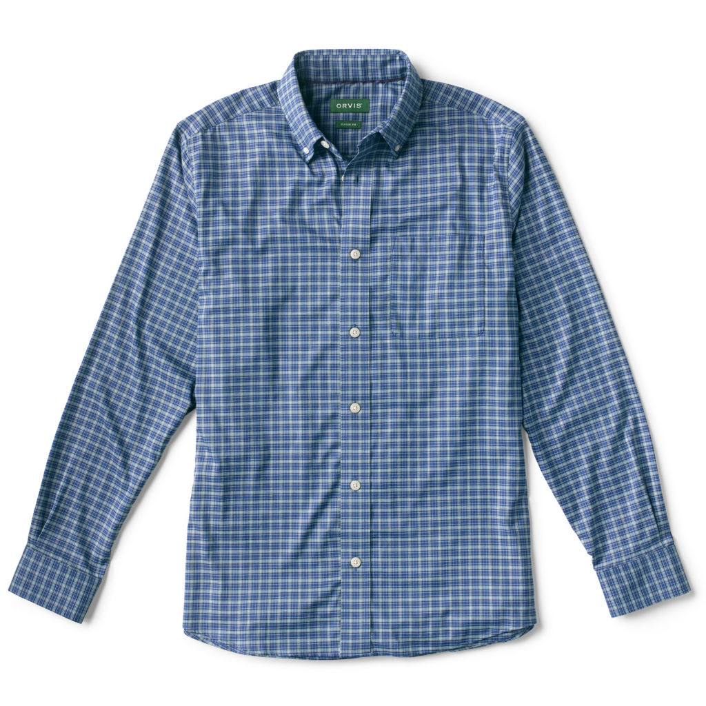 Transit Performance Long-Sleeved Shirt - LAKE BLUE image number 0