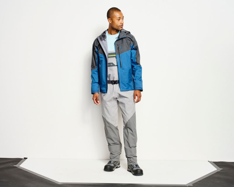 A man in the full Ultralight wading system.