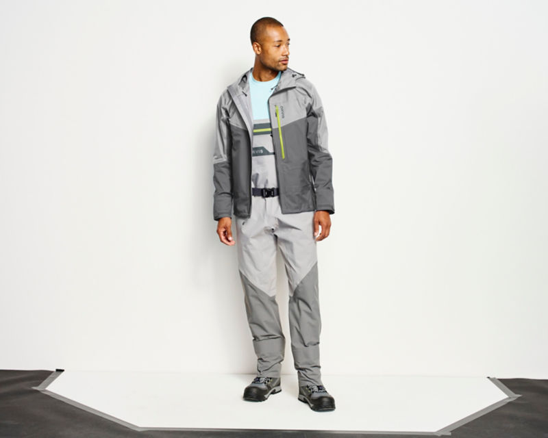 Men&rsquo;s Ultralight Wading Jacket - STEEL image number 4