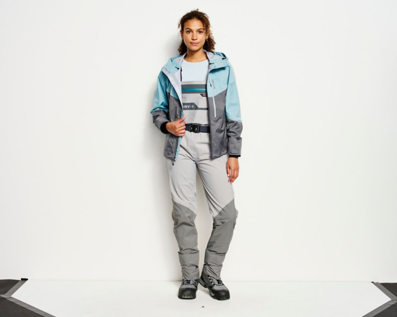 A woman in the Ultralight wading system.