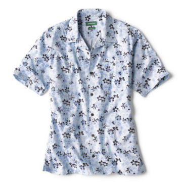 Cloudbreak Short-Sleeved Print Shirt - BLUE FOG image number 0