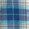 Short-Sleeved Open Air Caster - OASIS BLUE PLAID