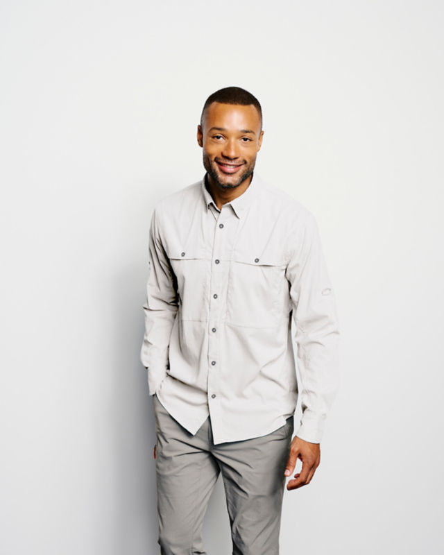 Open Air Caster Long-Sleeve Shirt - WHITE