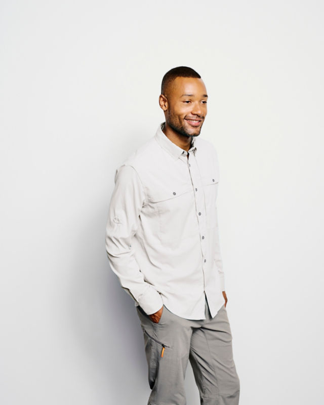 Open Air Caster Long-Sleeve Shirt - WHITE image number 2