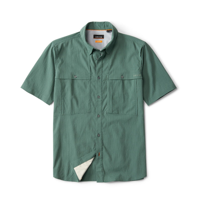 Open Air Caster Short-Sleeve Shirt - PEACOCK/ALOE image number 1