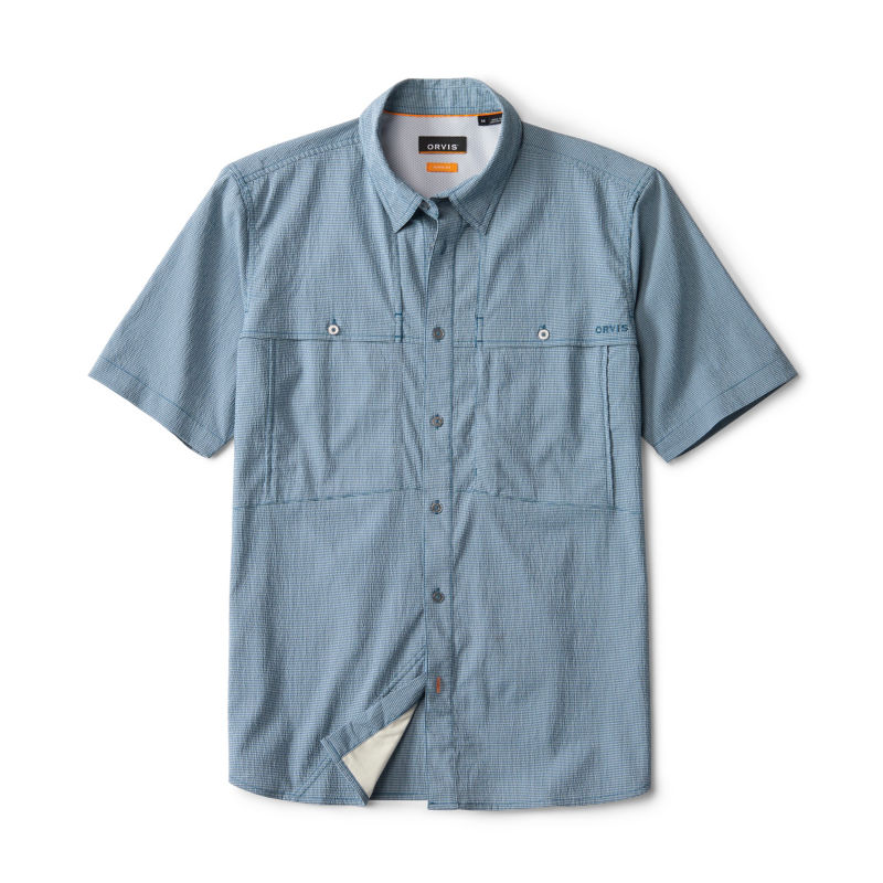 Open Air Caster Short-Sleeve Shirt - BLUE LAGOON/SNOW