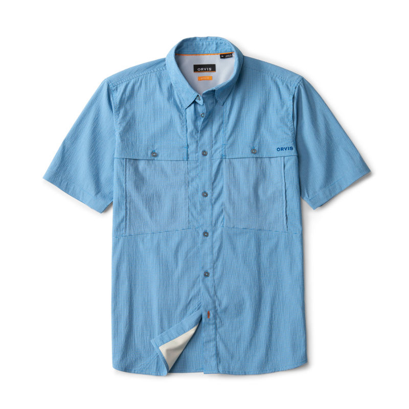 Open Air Caster Short-Sleeve Shirt - PACIFIC BLUE/WHITE image number 0