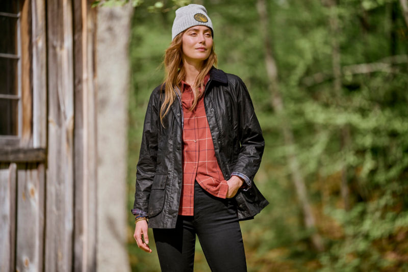 Barbour&reg; Beadnell Jacket - BLACK image number 0