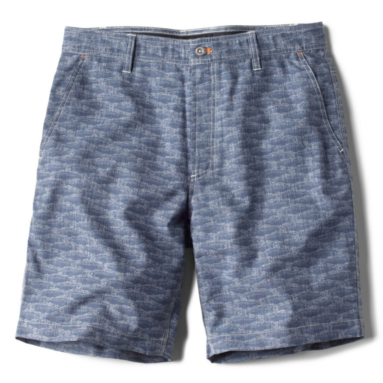 Tech Chambray Shorts - BLUE CHAMBRAY/BROOK TROUT image number 0