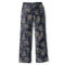 Performance Linen Relaxed Fit Wide Leg Pant - NAVY BOTANICAL PRINT image number 4