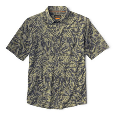 Tropic Tech Printed Short-Sleeved Shirt - GREEN