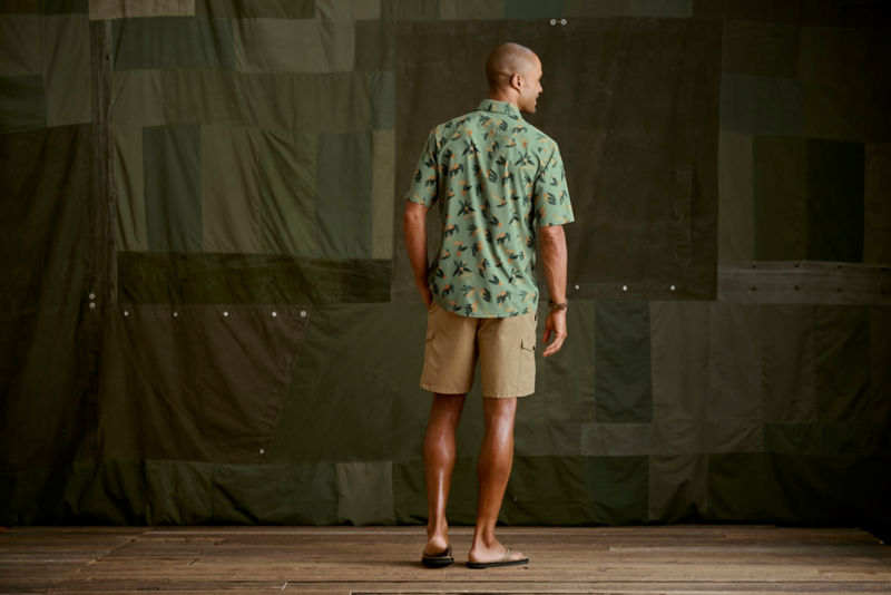 Tropic Tech Printed Short-Sleeve Shirt - ALOE TARPON image number 3