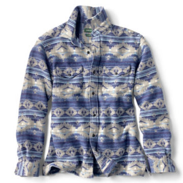 Cowen Peak Jacquard Shirt Jacket - INDIGO image number 0