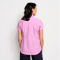 Women’s Tech Chambray Short-Sleeved Work Shirt - PINK LEMONADE image number 2