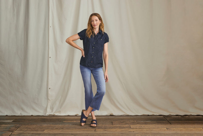 Kut from the Kloth&reg; Kelsey Cropped Flare Jeans - COMPREHENSIVE image number 1