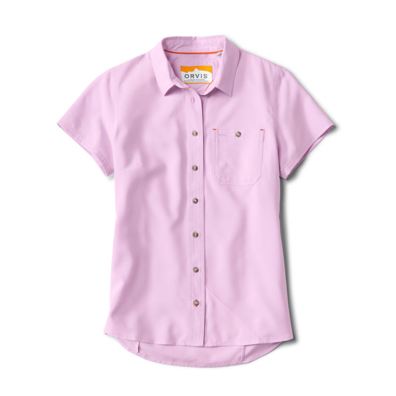 Women&rsquo;s Tech Chambray Short-Sleeve Work Shirt - SPRING LILAC image number 0
