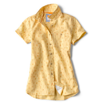 Short-Sleeved Tech Chambray Work Shirt - BUTTER CAMP PRINT