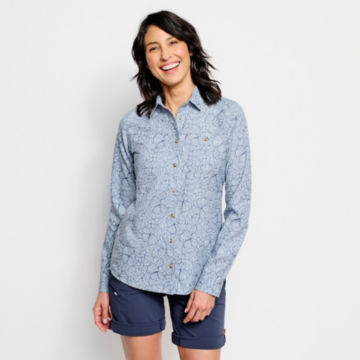 Long-Sleeved Tech Chambray Workshirt -  image number 0