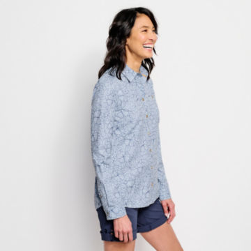 Long-Sleeved Tech Chambray Workshirt - image number 1