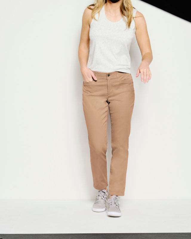 Everyday Chino Ankle Pants - DARK OAK