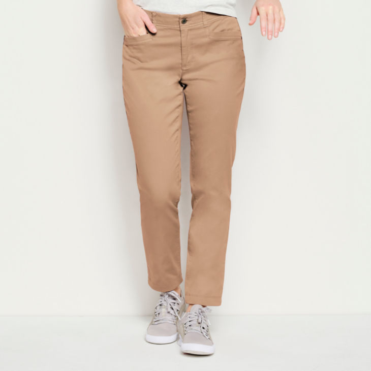 Everyday Chino Natural Fit Straight-Leg Ankle Pants - DARK OAK