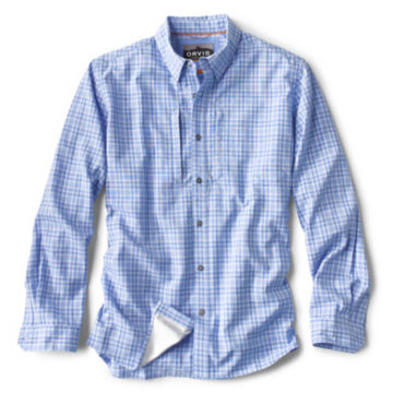 Tech Chambray Gunnison Long-Sleeved Shirt - MEDIUM BLUE image number 0