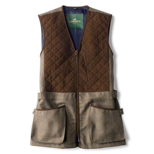 A quilted, continental hunting vest