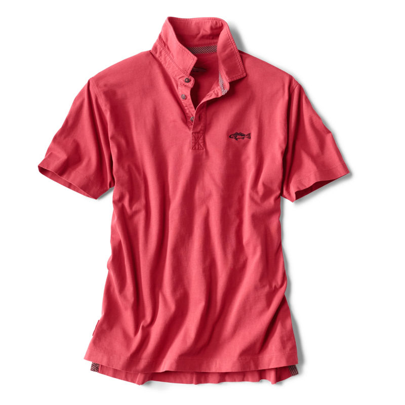 Angler&rsquo;s Polo - WASHED RED (REDFISH) image number 0