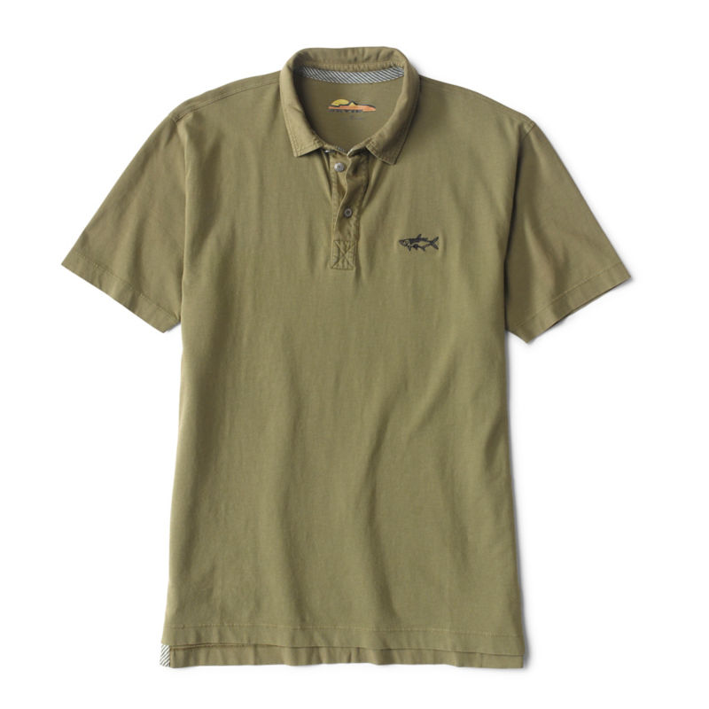 Angler&rsquo;s Polo - MILITARY GREEN (TARPON)