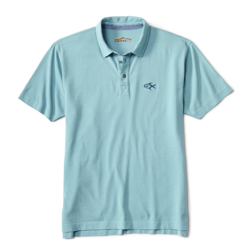 Angler&rsquo;s Polo - MINERAL BLUE (PERMIT) image number 0