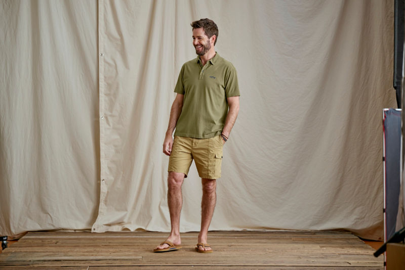 Angler&rsquo;s Polo - MOSS (TROUT)