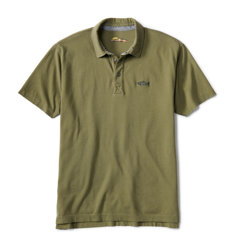 Angler&rsquo;s Polo - MOSS (TROUT) image number 4
