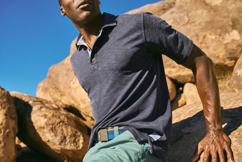 Three Forks Polo - NAVY image number 2