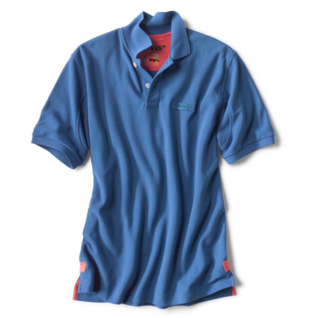 The Orvis Signature Polo - MARINE BLUE image number 0