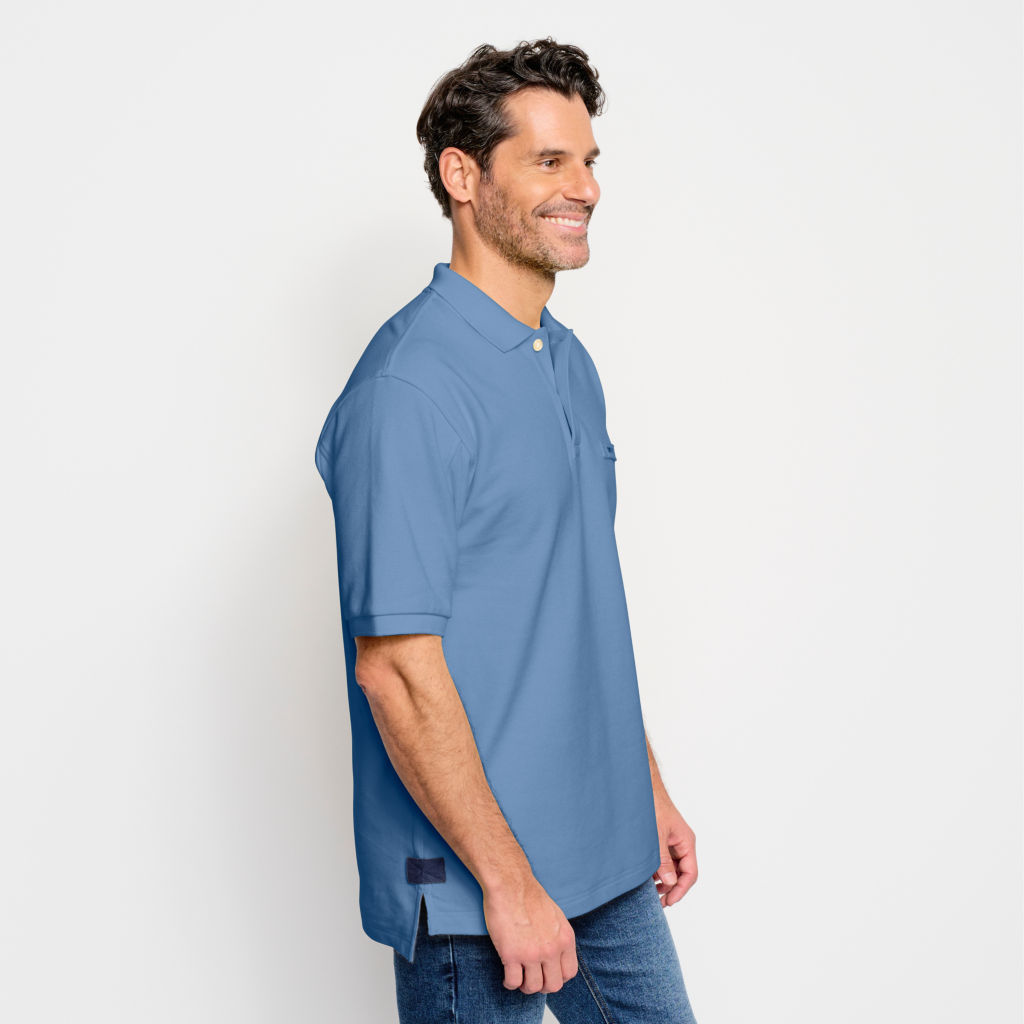 The Orvis Signature Polo Shirt - STORM BLUE image number 2