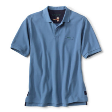 The Orvis Signature Polo Shirt - STORM BLUE
