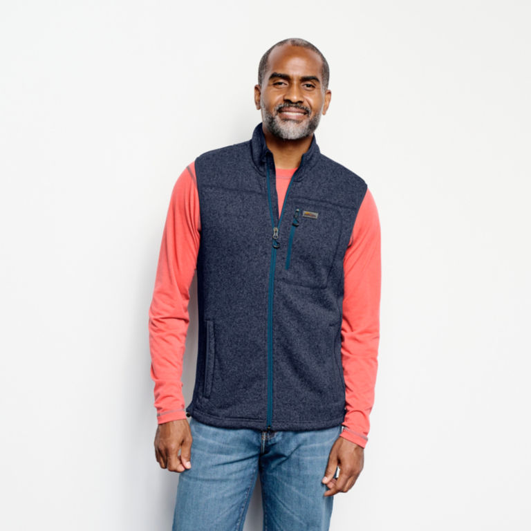 Recycled Sweater Fleece Vest -  image number 1