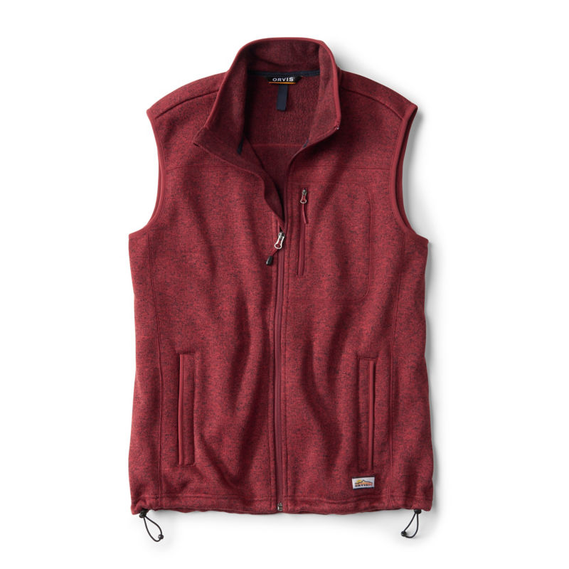 R65&trade;  Sweater Fleece Vest - CRIMSON