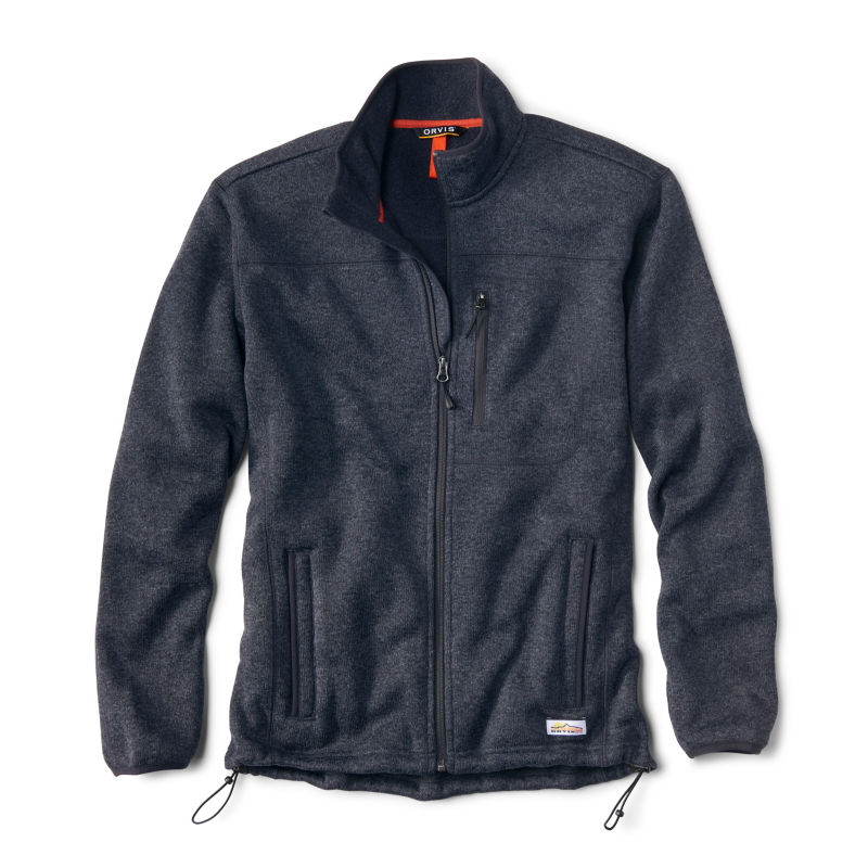 R65&trade; Sweater Fleece Jacket - BLACK image number 0