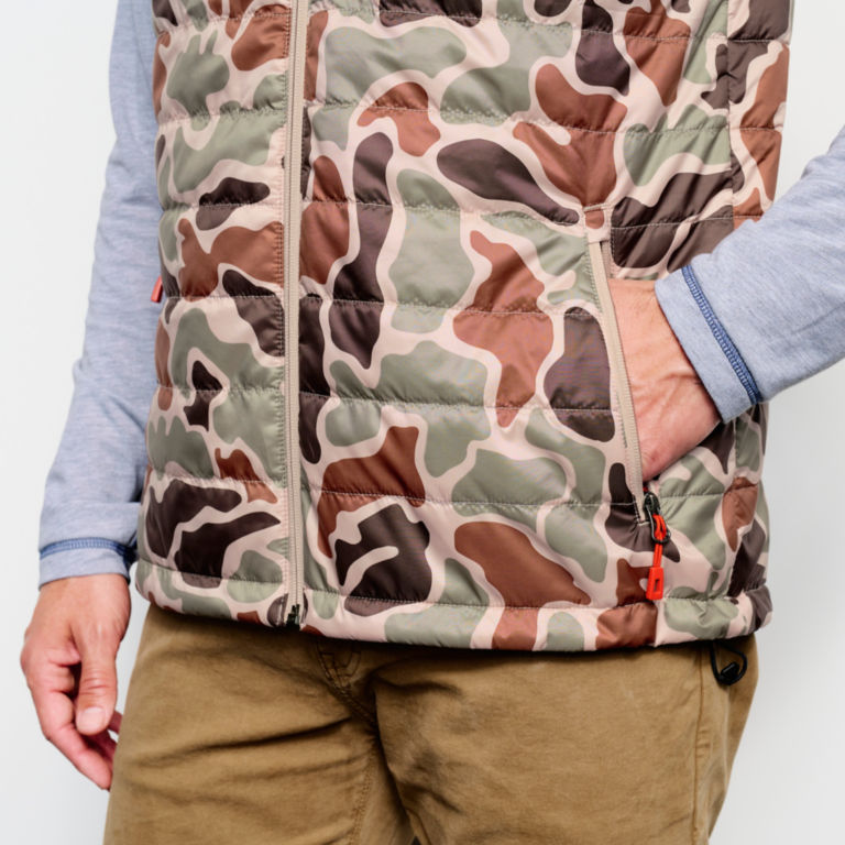 Camo Recycled Drift Vest - BROWN CAMO image number 4