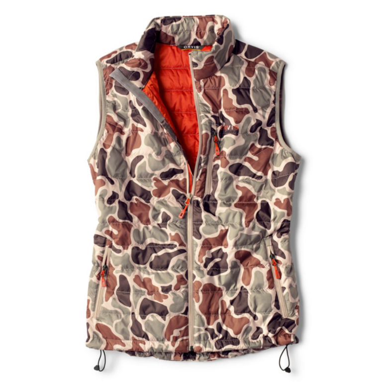 Camo Recycled Drift Vest - BROWN CAMO image number 0